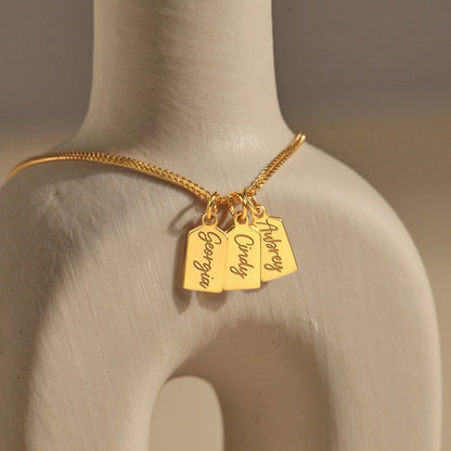 Personalized Mothers Necklace, Mother's Necklace With Names